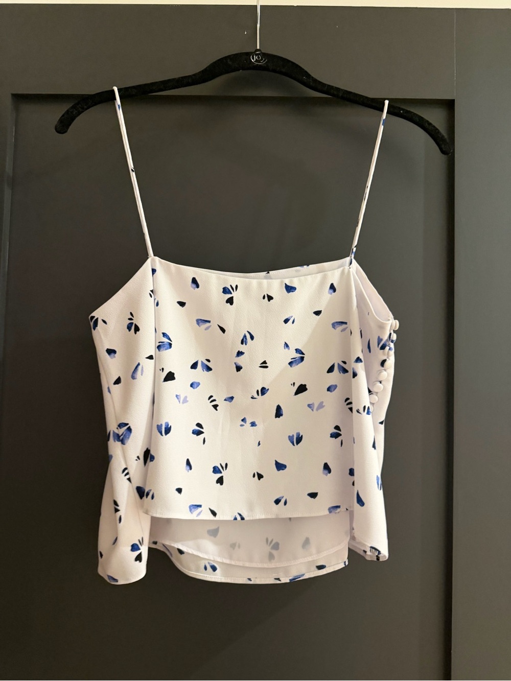 Club Monaco Swing Crepe Crop Top - Picture 4 of 5
